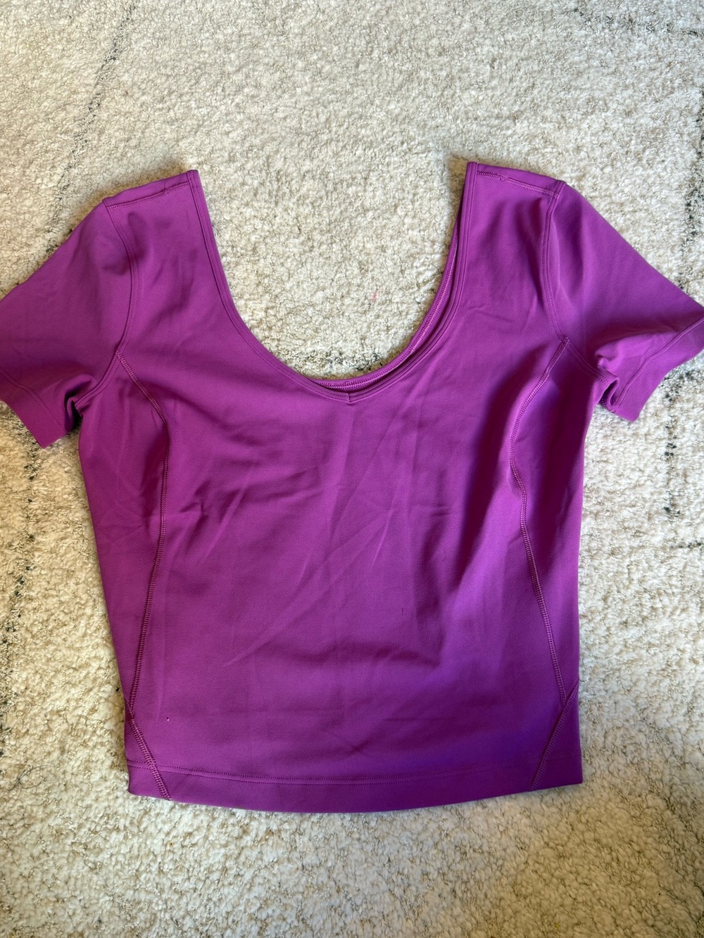 Lululemon Align Short Sleeve T-Shirt Vivid Plum Size 4